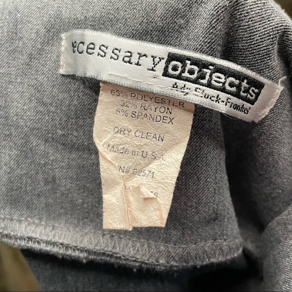 Mod Pinafore Dress Y2K Necessary Objects School Girl Large - Picture 3 of 6